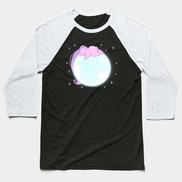 Lil Chub Moonbeam Baseball T-Shirt by Toni Tees